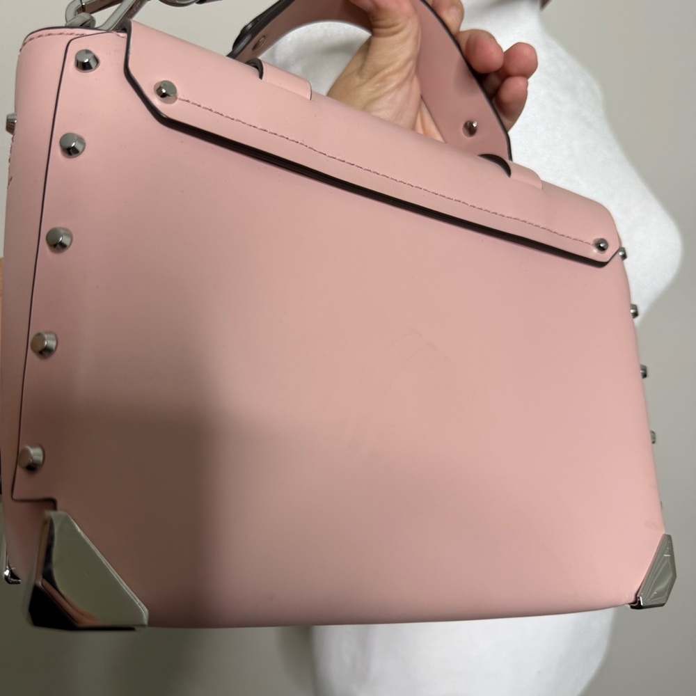 Michael Kors Pink Leather Manhattan Purse - Picture 5 of 15